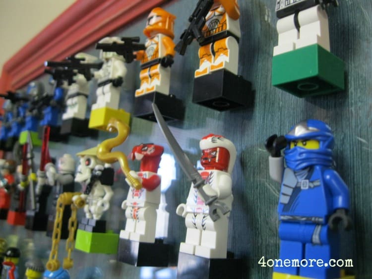 thrifted frame LEGO storage l 4onemore.com