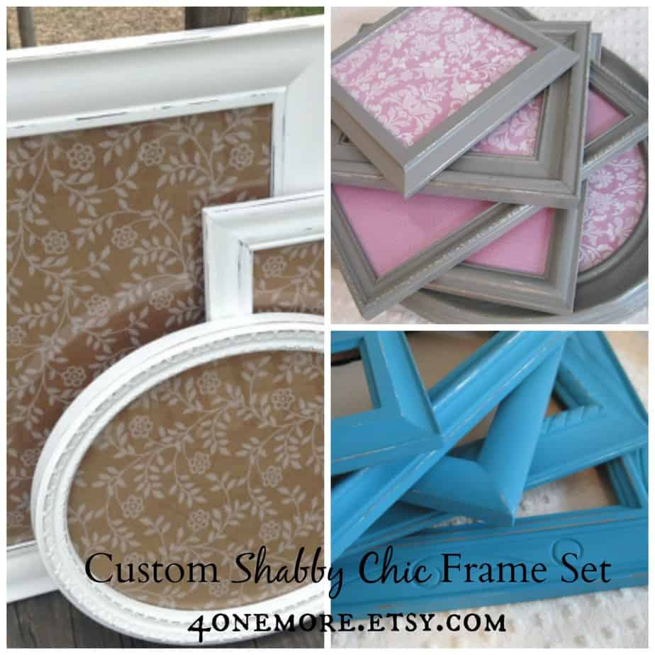custom shabby chic frame set