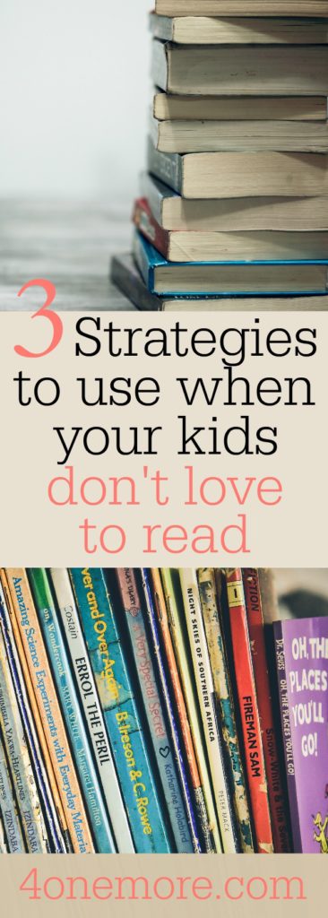 What do you do when your kids don't love to read? The Book Whisperer has some great strategies because every child is a reader. @4onemore.com #homeschool #reading #bookwhisperer