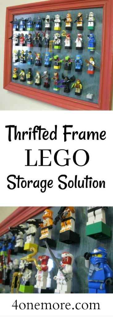 Thrifted Frame LEGO Storage Solution