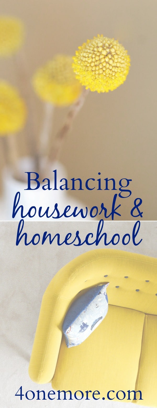 Balancing Housework & Homeschool | Finding Solutions that Work