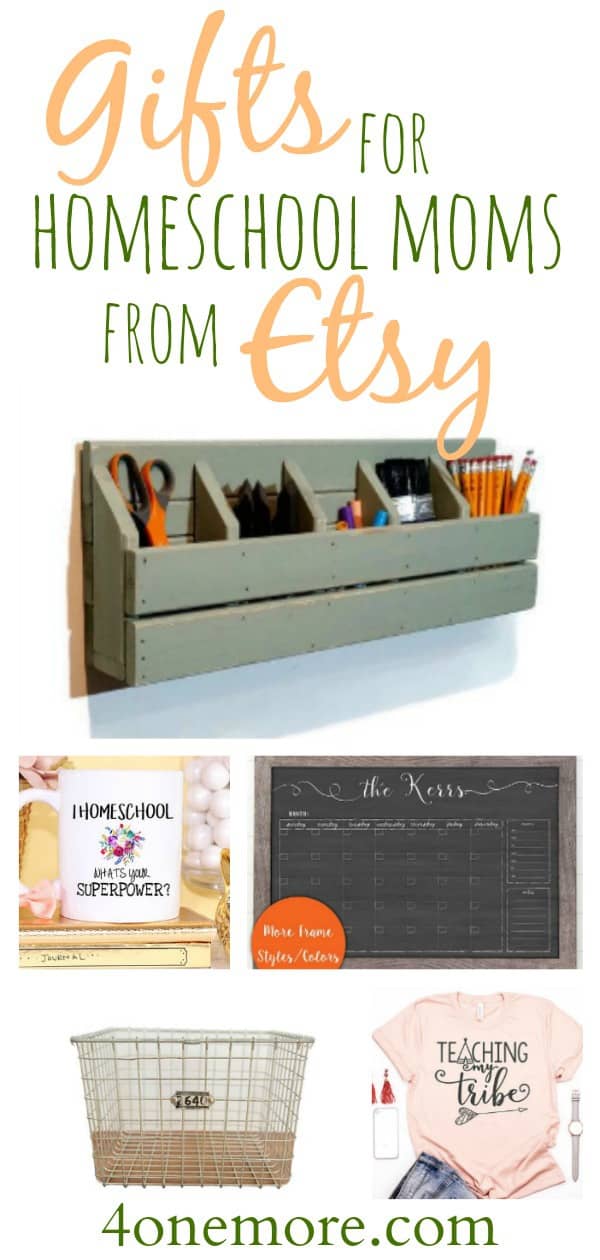 Gifts for Homeschool Moms from Etsy