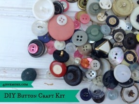 DIY Button Craft Kit for Kids