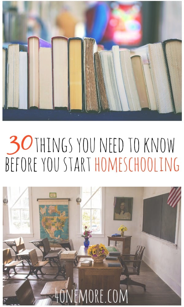 30 things you need to know before you start homeschooling