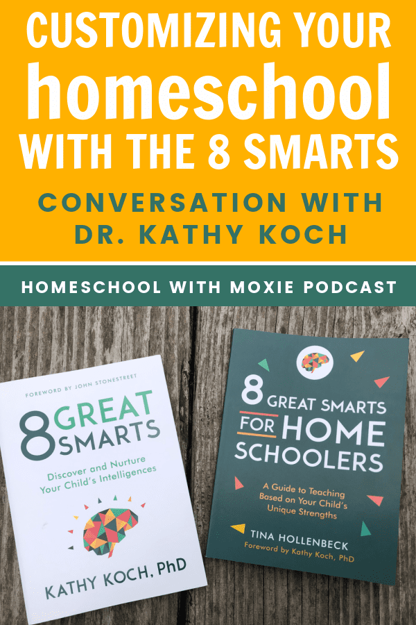 Dr. Kathy Koch will teach us how to use the 8 smarts to provide a customized learning experience in our homeschools. 