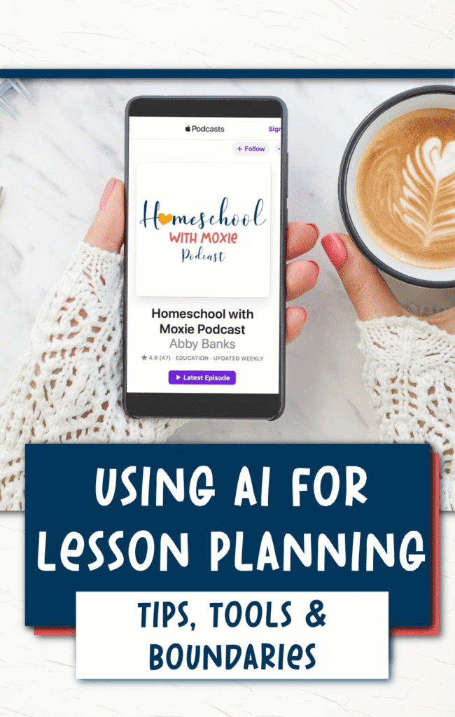 Discover how homeschool parents can use AI to plan lessons, differentiate learning, and set smart boundaries — without the tech overwhelm. Listen now.