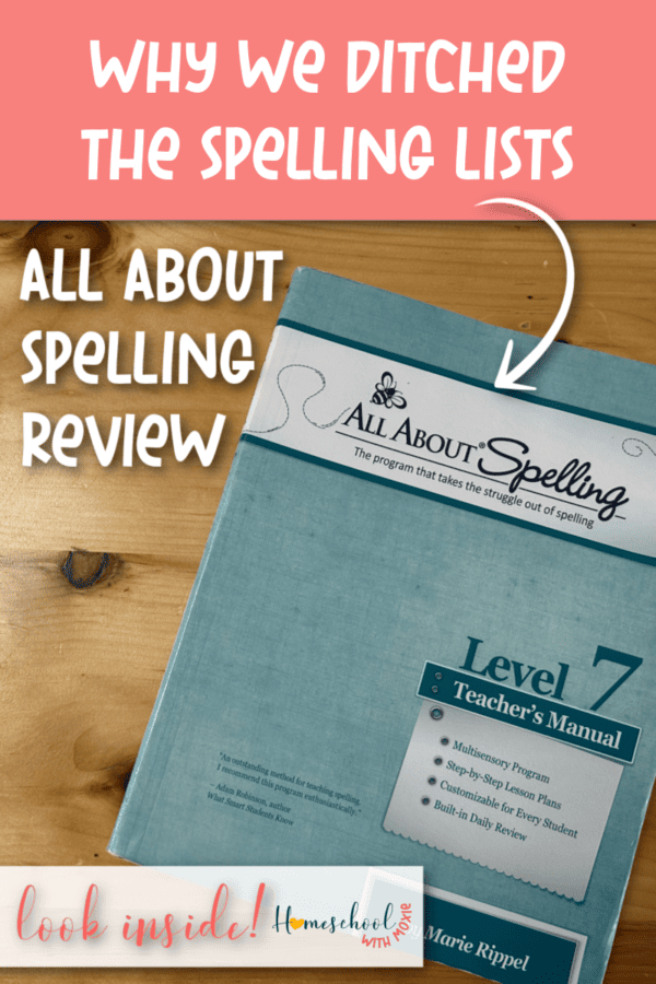 Why we ditched the spelling lists: All About Spelling Review
