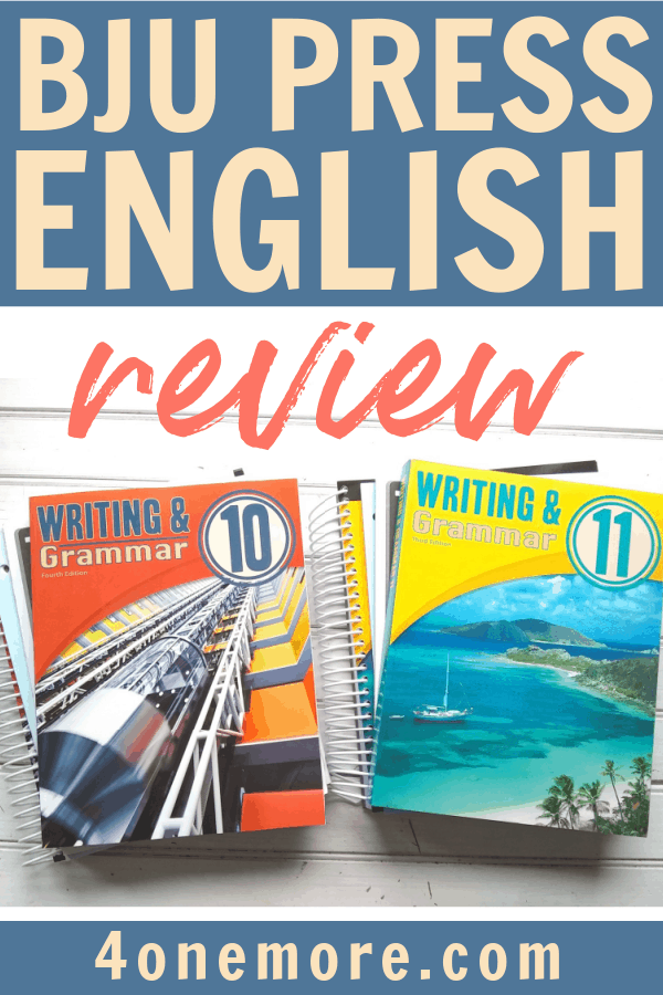 If you're looking for a traditional English grammar & writing curriculum, check out our review of BJU Press Homeschool English Curriculum.