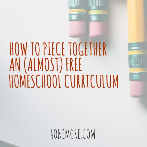 How to piece together an (almost) free homeschool curriculum
