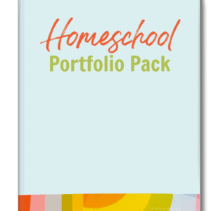 Ready to create a Homeschool Portfolio? Here's a pack that will give you all the pages you need to get started quickly.