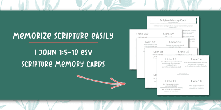 A Peek Inside Our Bible Memory Box + FREEBIES