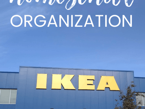 IKEA Homeschool Organization