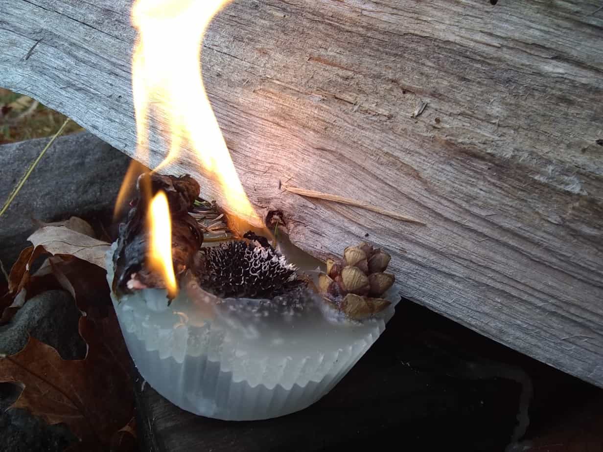 DIY Firestarter That Even Kids Can Make + printable tags 4onemore