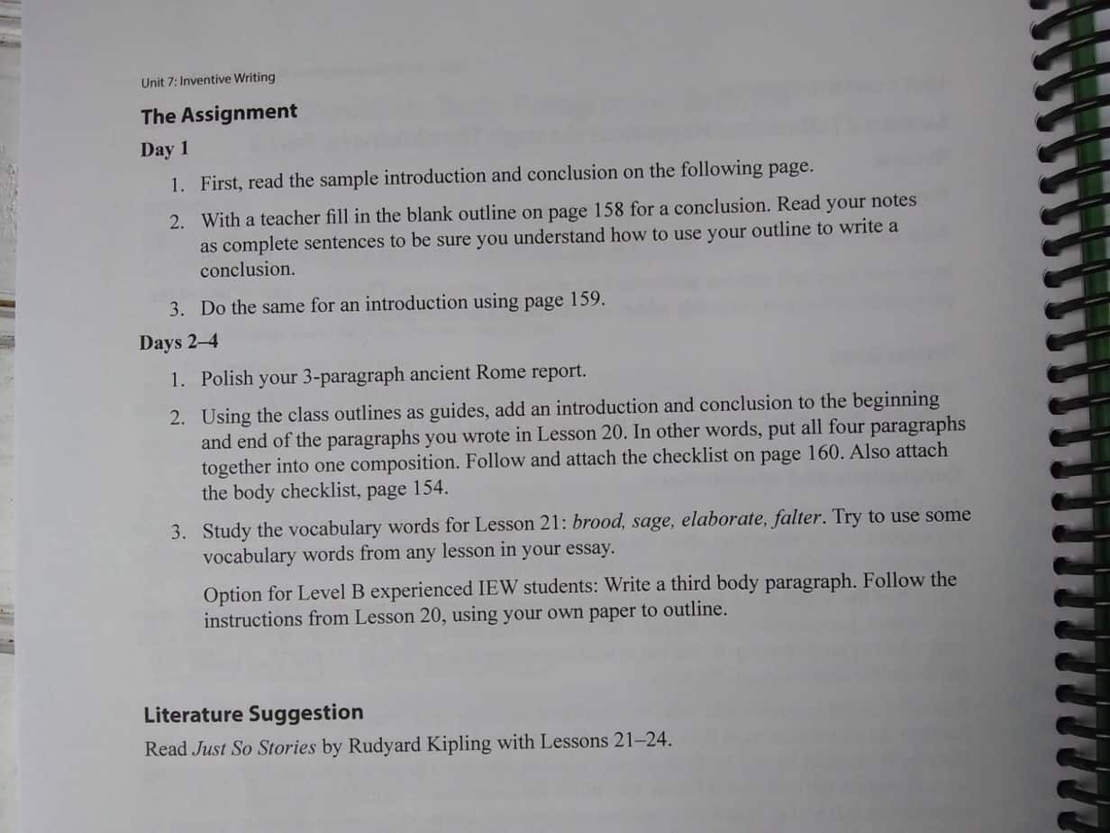 IEW Ancient History Based Writing Lessons REVIEW 4onemore Iew ancient history based writing lessons review 4onemore