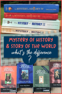 Should you use Mystery of History or Story of the World in your homeschool? Here's a comparison of both popular homeschool courses.
