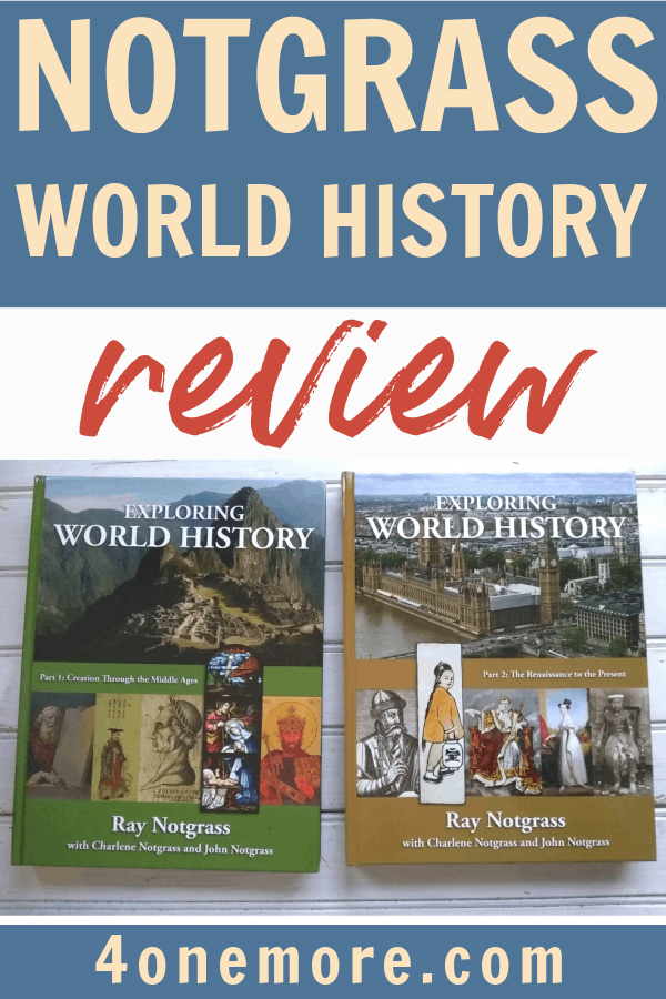 Notgrass World History is created for homeschoolers.  If you're looking for a solid, user-friendly, Christian worldview history course, then check out our complete Notgrass World History review. Here's an inside peek into the curriculum plus the details of how we used it.