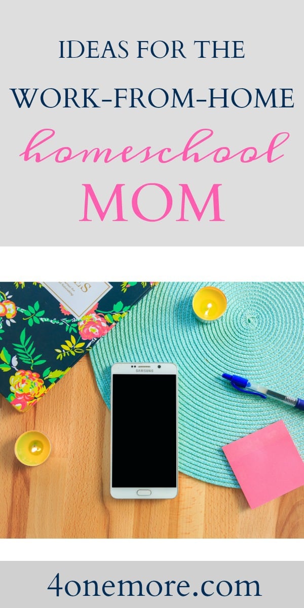 ideas for then work-from-home homeschool mom