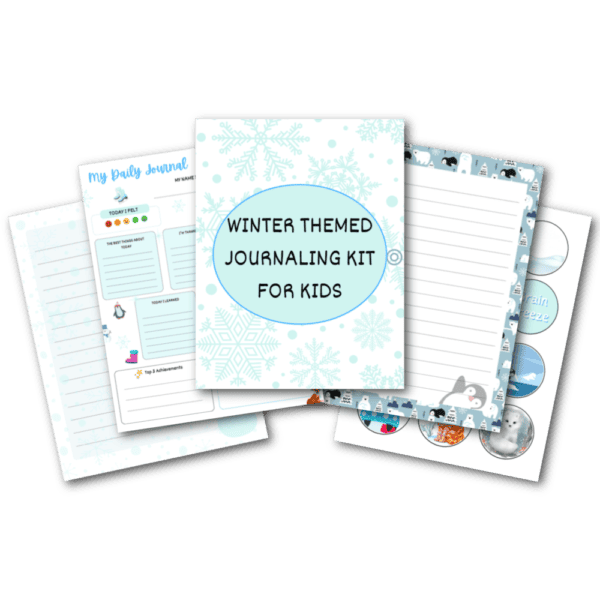 Winter Themed Journaling Kit for Kids
