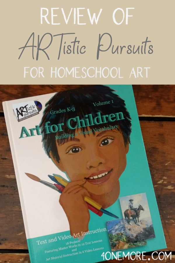 Our family tried out Volume 1 of ARTistic Pursuits Art for Children curriculum in our homeschool and here's our review.