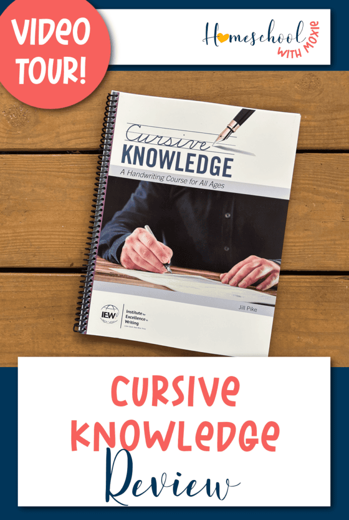 Here's how IEW Cursive Knowledge worked for us as a handwriting review for our sixth grader. It only takes a few minutes a day.