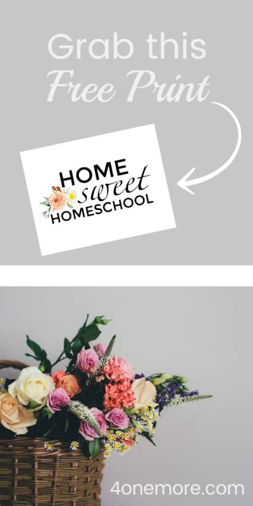 Home Sweet Homeschool free print