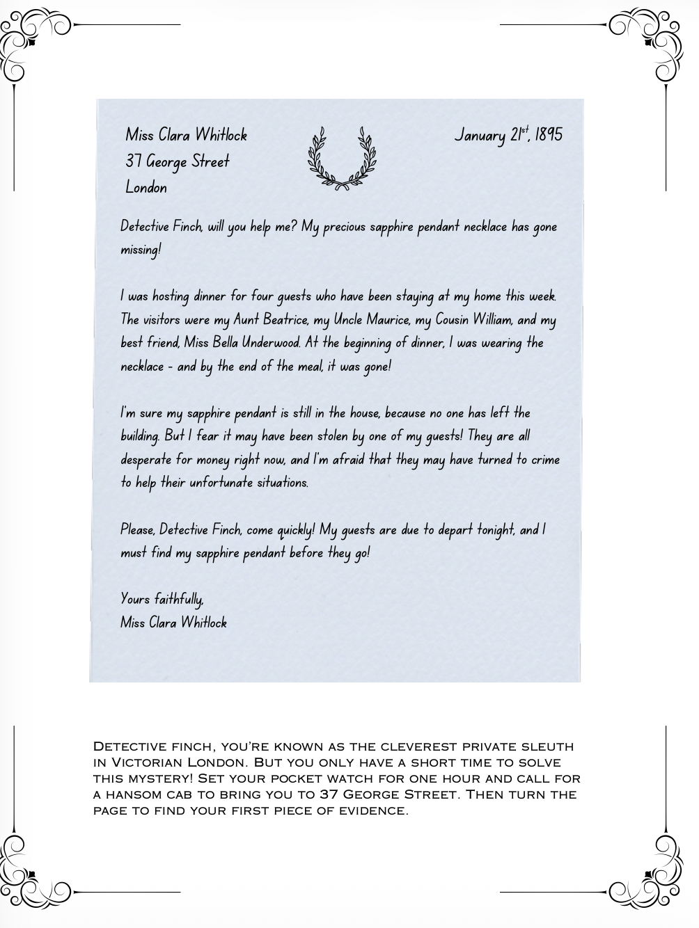 The Great Sapphire Heist - Detective Finch Casebooks - Image 2