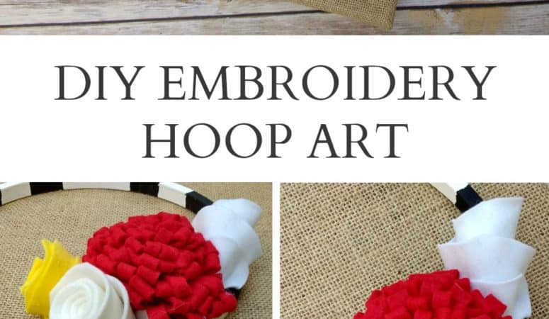 DIY Embroidery Hoop Art