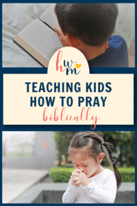 Learn to teach your kids how to pray biblically. Author Danika Cooley gives parents encouragement and practical ideas.