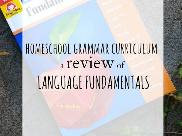 Homeschool Grammar Curriculum for Elementary Kids: A Review of Evan-Moor Language Fundamentals
