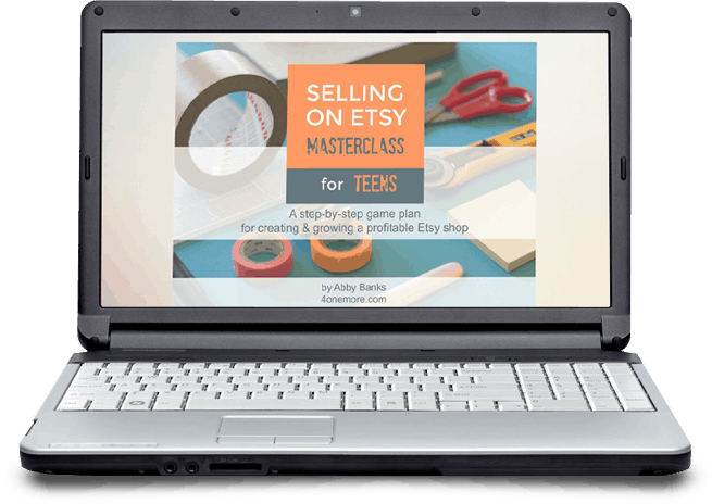 Selling on Etsy Masterclass for Teens