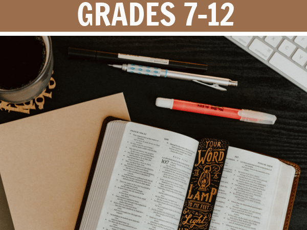 Looking for an online Bible class for your homeschooled students in grades 7-12? Here's the Gospel of John Inductive Bible Study Class.