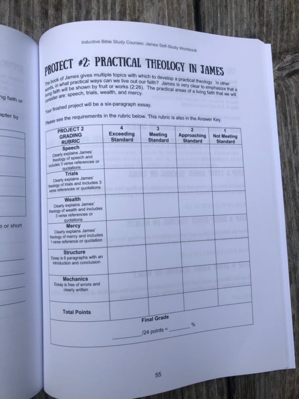 James: Self Study Workbook for Inductive Bible Study PHYSICAL WORKBOOK - Image 11