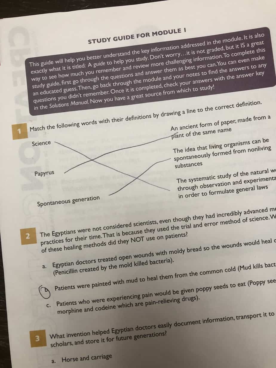 Apologia Exploring Creation with General Science REVIEW