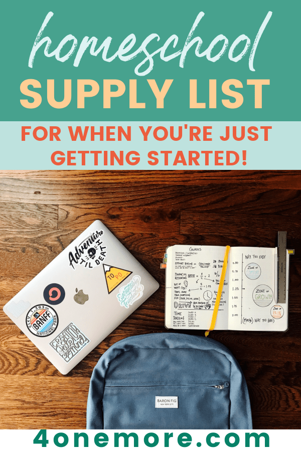 If you're just starting out with homeschooling, you may be wondering what supplies you'll need. Grab a FREE printable homeschool supply list.