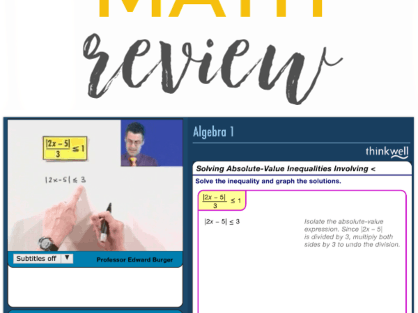 Thinkwell Homeschool High School Math REVIEW