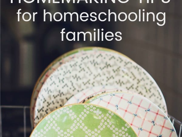 Homemaking Tips for Homeschooling Families