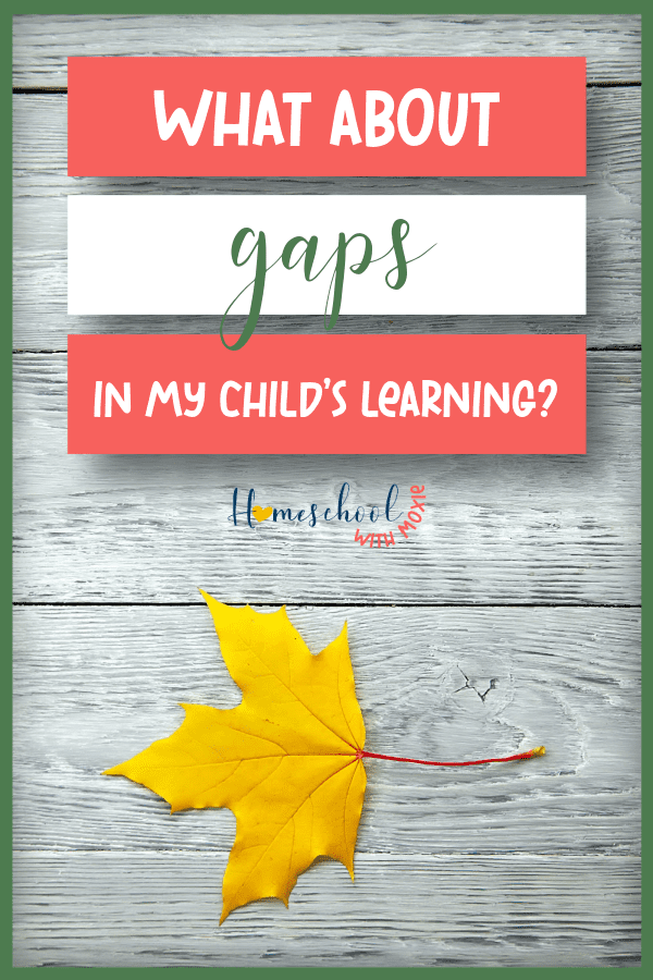 What about gaps in my child's learning? Are my kids doing enough? We'll answer the questions many new homeschool parents ask.